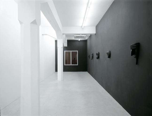 Installation view of Ugo Rondinone sculpture and installation exhibition