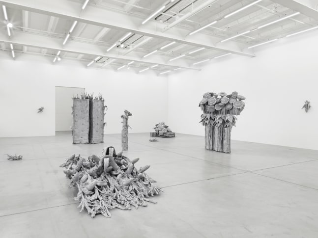 Installation view of Jean-Marie Appriou sculpture exhibition