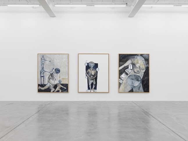 Installation view, Tobias Pils, Happy Days, Galerie Eva Presenhuber, Maag Areal, Zurich, 2024