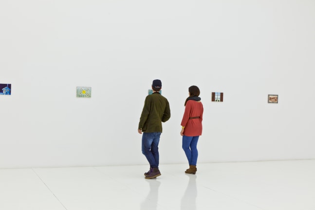 Installation view of works by Jean-Frédéric Schnyder