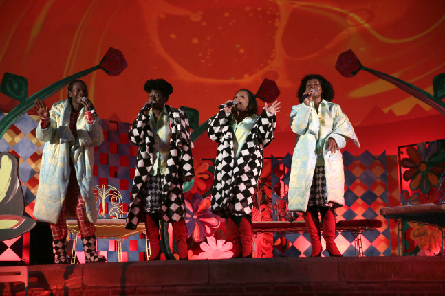 installation view of performance