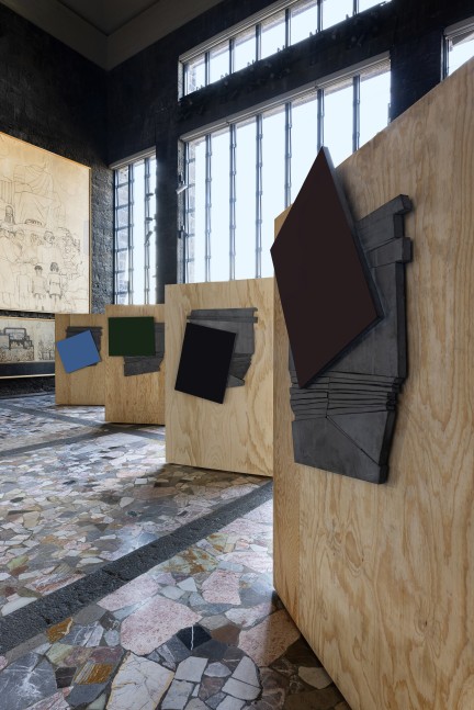 Installation view, Wyatt Kahn, Fantasmas, Museo Anahuacalli, Mexico City, 2024