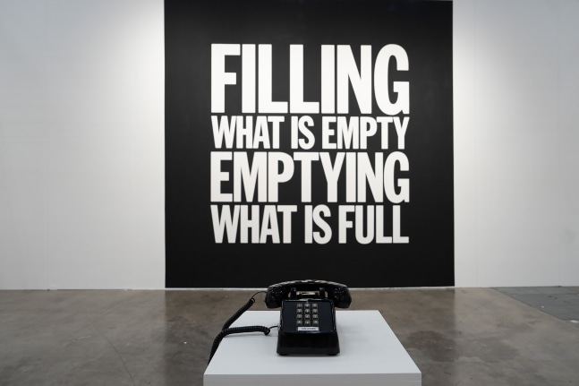 Installation view, John Giorno, Dial-A-Poem, Art Busan, Busan, 2024