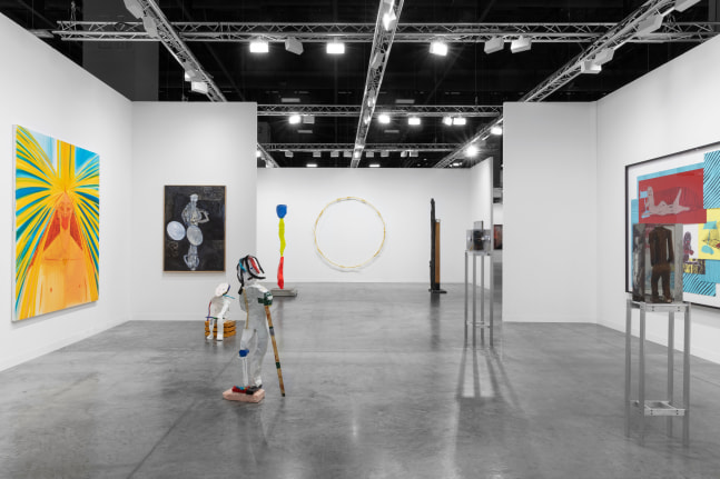 Installation views, Galerie Eva Presenhuber, Art Basel Miami Beach 2023, Miami Beach, 2023
