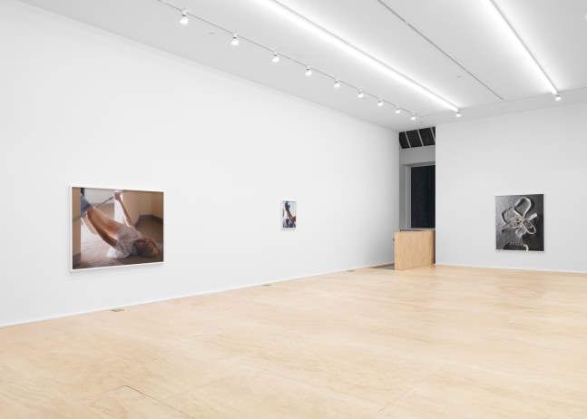 Installation view of Torbjørn Rødland photography and film exhibition