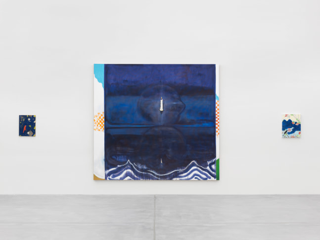 Installation view of Verne Dawson paintings exhibition