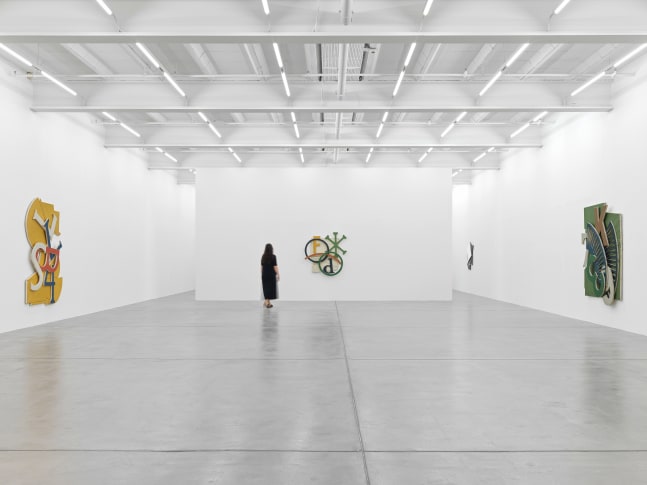 Installation view, Wyatt Kahn, Signs, Galerie Eva Presenhuber, Maag Areal, Zurich, 2024