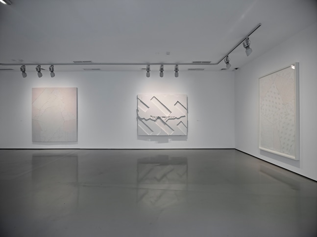Installation view of works by Wyatt Kahn