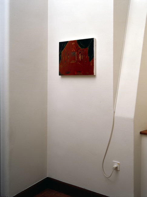 Installation view of works by Karen Kilimnik