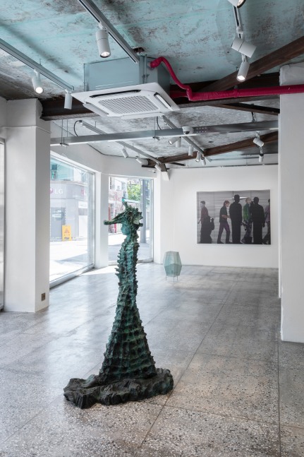 Installation view, Jean-Marie Appriou, Martin Boyce, Austin Eddy, Amy Feldman, Louisa Gagliardi, Matthew Angelo Harrison, Shara Hughes, Wyatt Kahn, Sofia Mitsola, Chemu Ng&amp;rsquo;Ok, Tobias Pils, Tschabalala Self, Sue Williams, Galerie Eva Presenhuber, Taxa, Seoul, 2023
&amp;copy; the artists
Courtesy the artists and Galerie Eva Presenhuber, Zurich / Vienna
Photo: Sebastiano Pellion di Persano