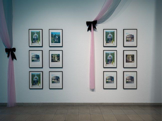 Installation view, Karen Kilimnik, Swan Lake, Kunsthaus Glarus, Glarus, 2023