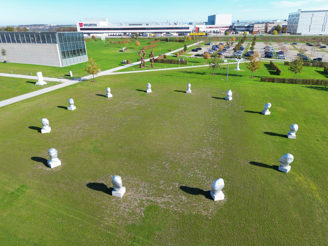 Installation view, Ugo Rondinone, solar spirit, Museum W&amp;uuml;rth, K&amp;uuml;nzelsau, 2024