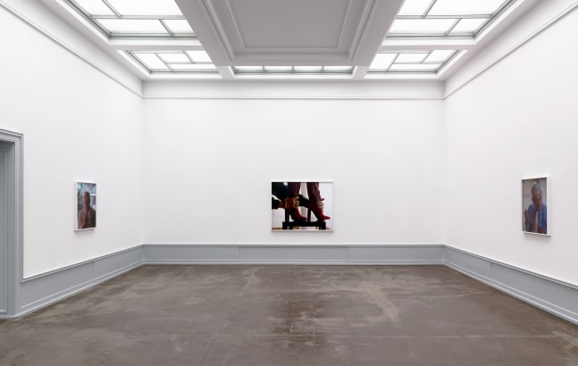 Installation view of photographies by Torbjørn Rødland