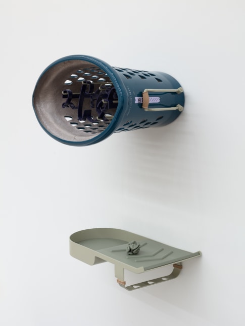 Installation view of sculptures by Magali Reus