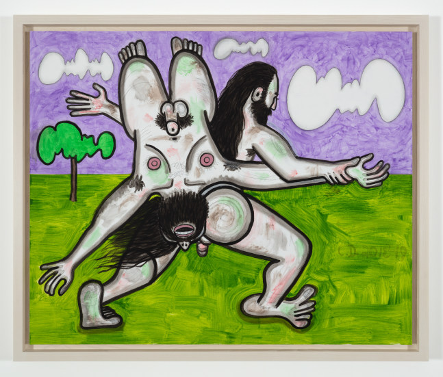 Painting by Carroll Dunham