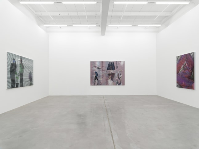 Installation view of works by various artists