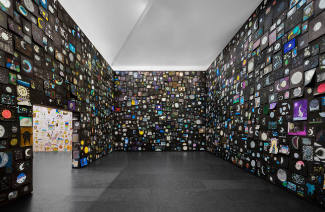 Installation view, Ugo Rondinone, long last happy, Arte Abierto, Mexico City, 2025