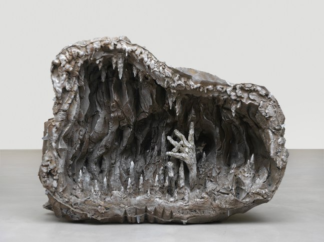 Jean-Marie Appriou The cave of time (mystique) 2018 Cast aluminum Approx. 109 x 146 x 57 cm / 42 7/8 x 57 1/2 x 22 1/2 in