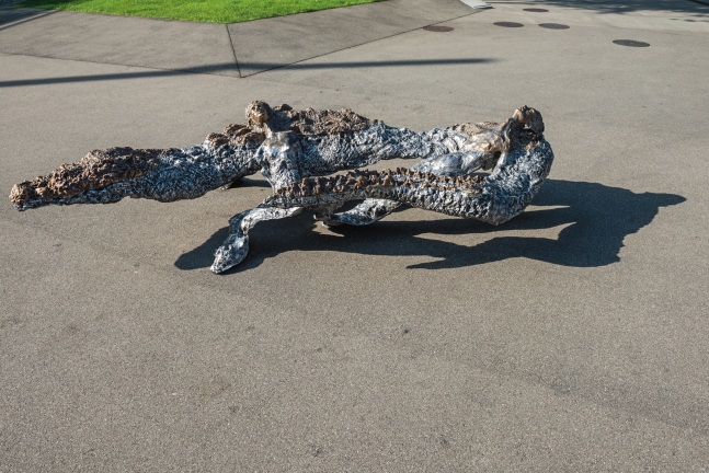 Installation view of sculpture by Jean-Marie Appriou