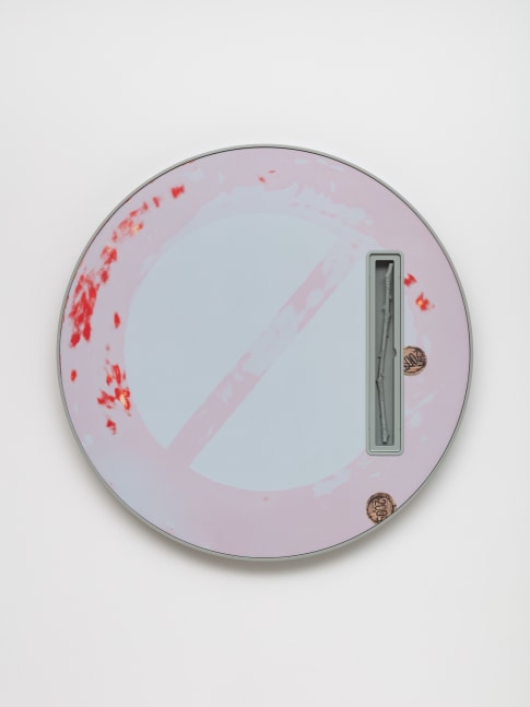 Installation view of sculptures by Magali Reus