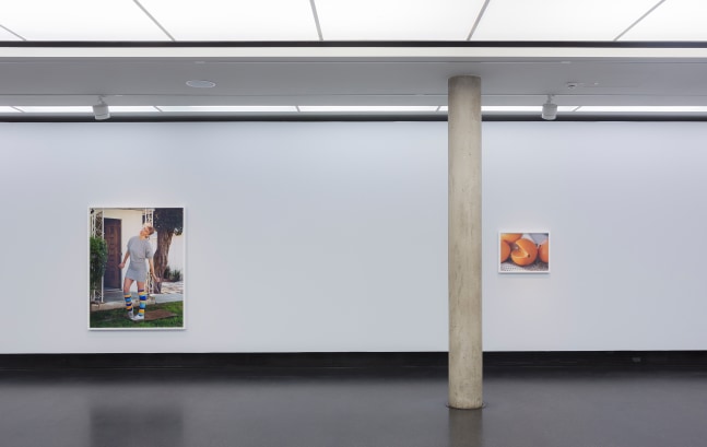 Installation view of photographs by Torbjørn Rødland