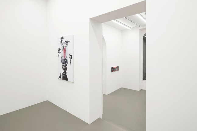 Installation view, Louisa Gagliardi, Whereabouts, Galerie Eva Presenhuber, Vienna, 2024