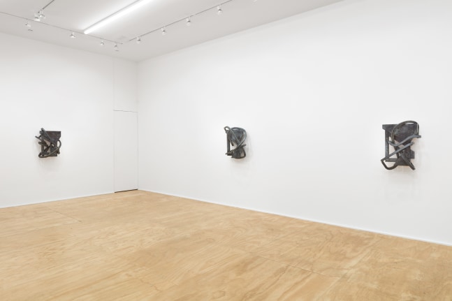 installation view of works by Wyatt Kahn