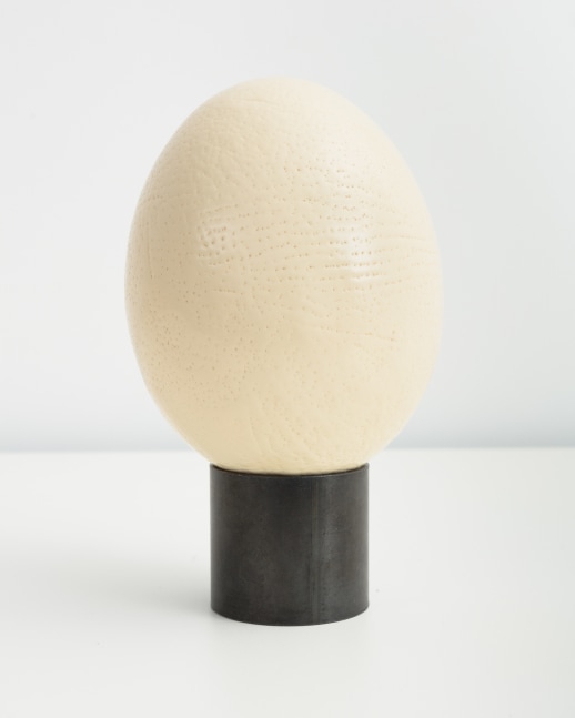 Egg sculpture by Sarah Ortmeyer