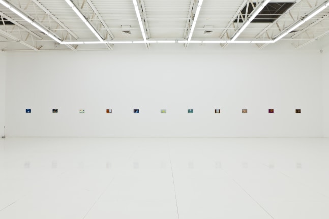 Installation view of works by Jean-Frédéric Schnyder