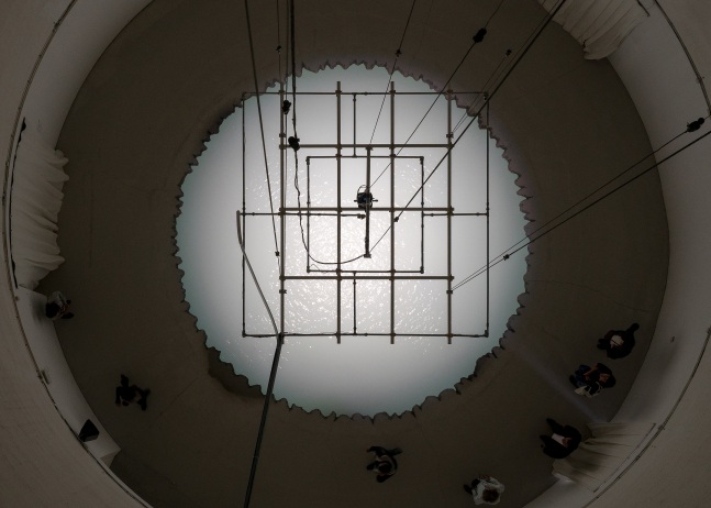 Installation view of Works by Doug Aitken