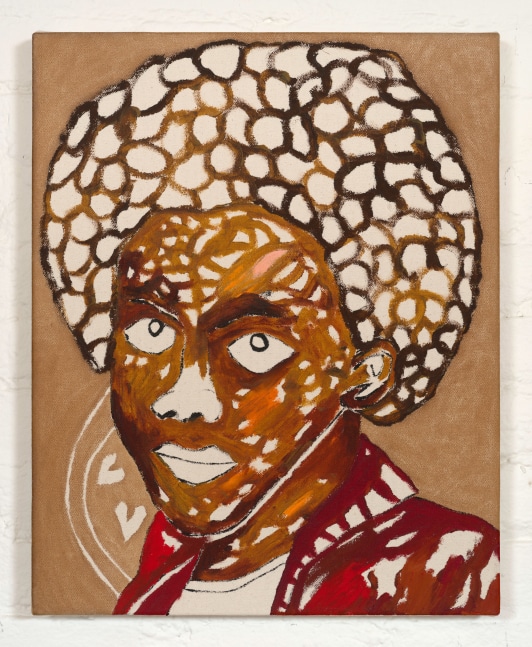 Lorene (Liberation)

2023

Acrylic and coffee on cotton canvas

51 x 40.5 cm / 20 x 16 in

&amp;copy; Chase Hall