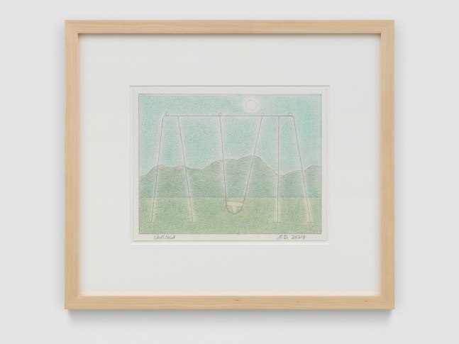 Untitled

2024

Colored pencil and graphite pencil on Arches hot press paper

Sheet 17.5 x 23 cm / 6 7/8 x 9 in

Frame 33.5 x 38.5 x 3 cm / 13 1/4 x 15 1/8 x 1 1/8 in

&amp;copy; John Dilg