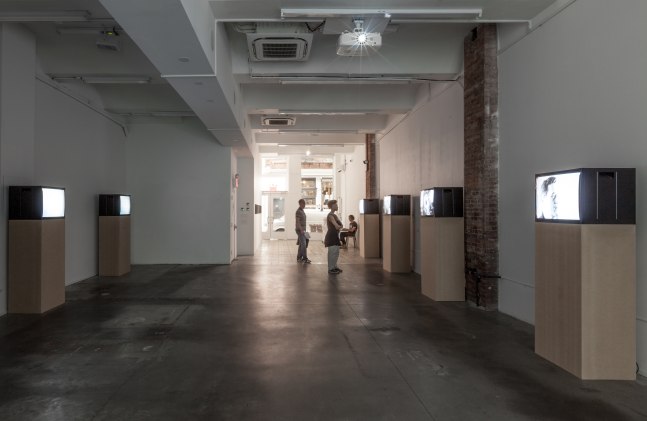 Installation view of works by John Giorno