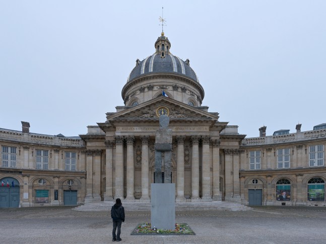 Installation view, Ugo Rondinone, the innocent, Art Basel Paris Public Program, Parvis de l&amp;#39;Institut de France, Paris, 2025