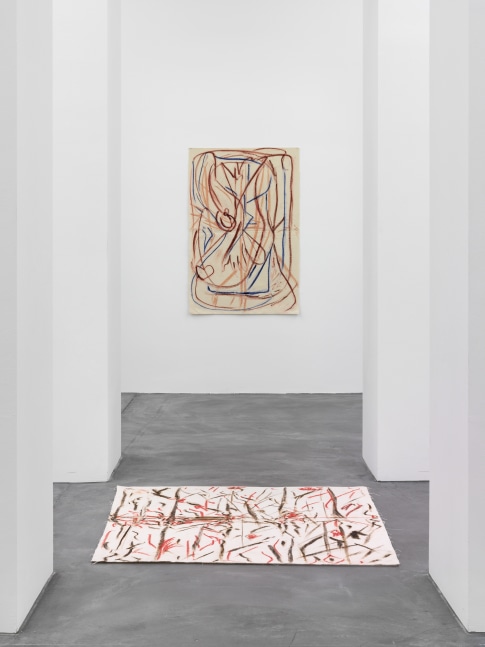 Installation view of Tamuna Sirbiladze paintings exhibition