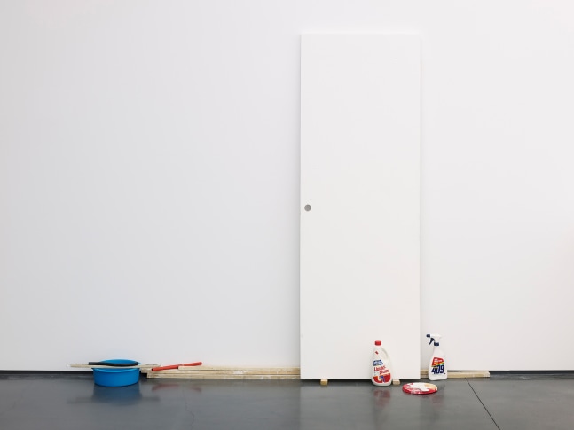 Installation view of sculptures by Peter Fischli and David Weiss