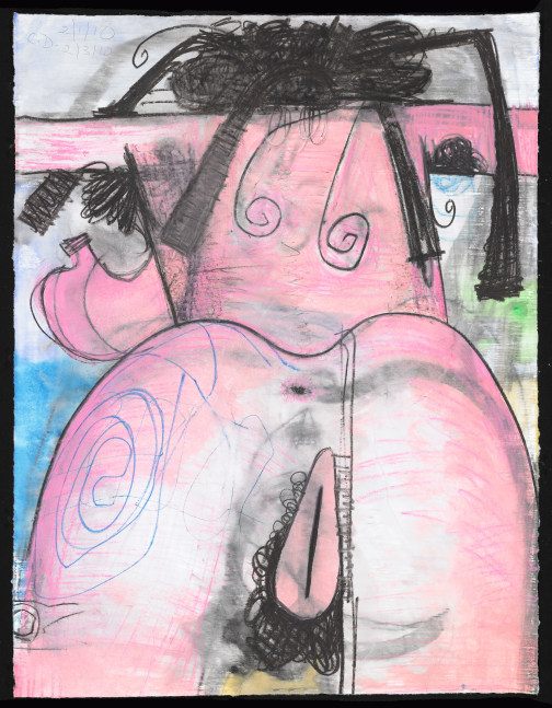 monotype by Carroll Dunham