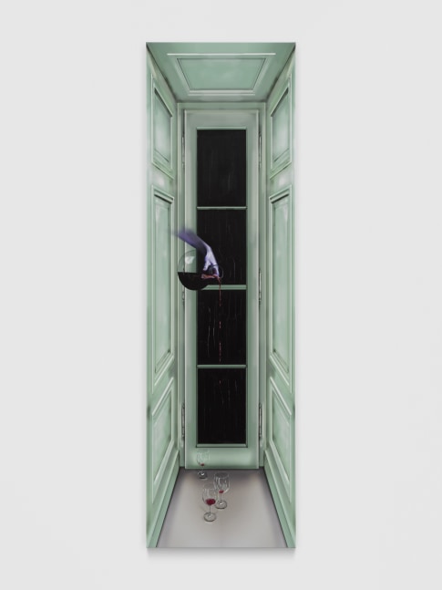 Reunion (Room 10)

2025

Gel medium, ink on PVC

170 x 50 cm / 66 7/8 x 19 5/8 in

&amp;copy; Louisa Gagliardi