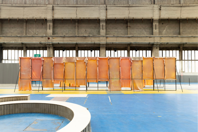 installation views of sculpture by Liesl Raff