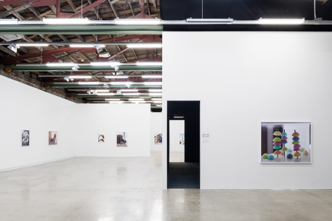 Installation view of photographies by Torbjørn Rødland