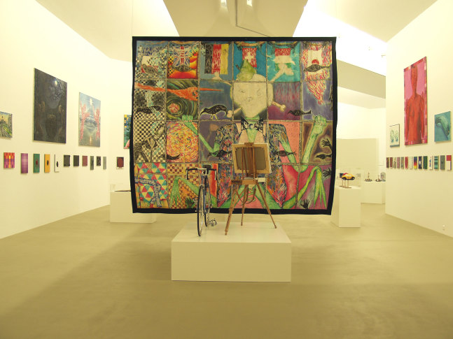 Installation view of works by Jean-Frédéric Schnyder