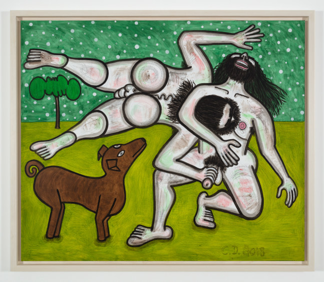 painting by Carroll Dunham