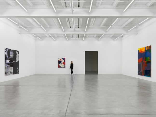 Installation view of Alex Hubbard paintings exhibition