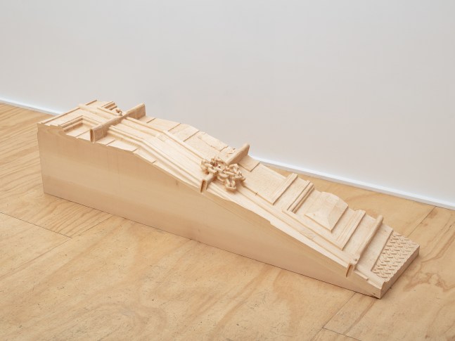 Installation view of sculptures by Magali Reus