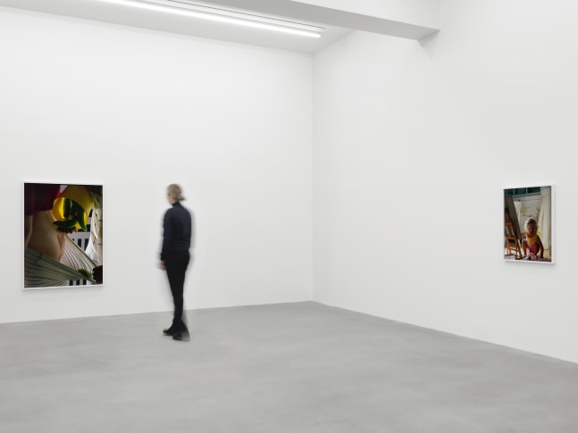 Installation view of Torbjørn Rødland photography and film exhibition