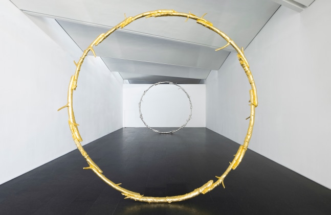 Installation view, Ugo Rondinone, long last happy, Arte Abierto, Mexico City, 2025