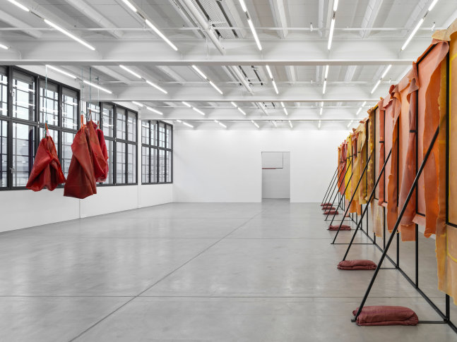 Installation view, Liesl Raff, A Corridor, a Room, and Four Dens, Galerie Eva Presenhuber, Maag Areal, Zurich, 2025
