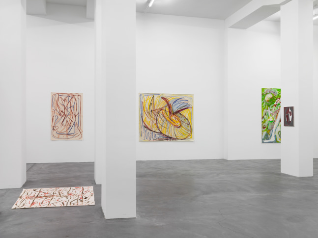 Installation view of Tamuna Sirbiladze paintings exhibition