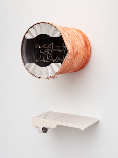 Installation view of sculptures by Magali Reus