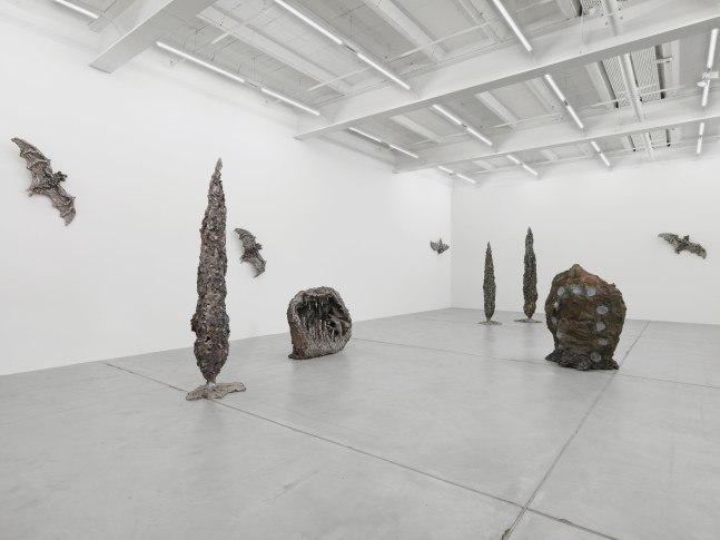 Installation view of Jean-Marie Appriou sculpture exhibition